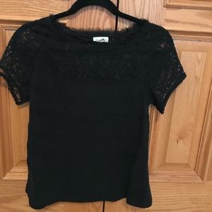 Meadow Rue Laced Black t-shirt